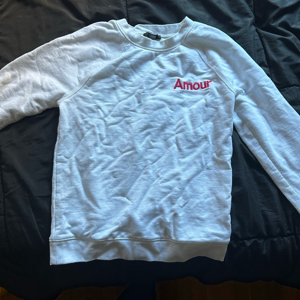J Crew Amour Sweatshirt